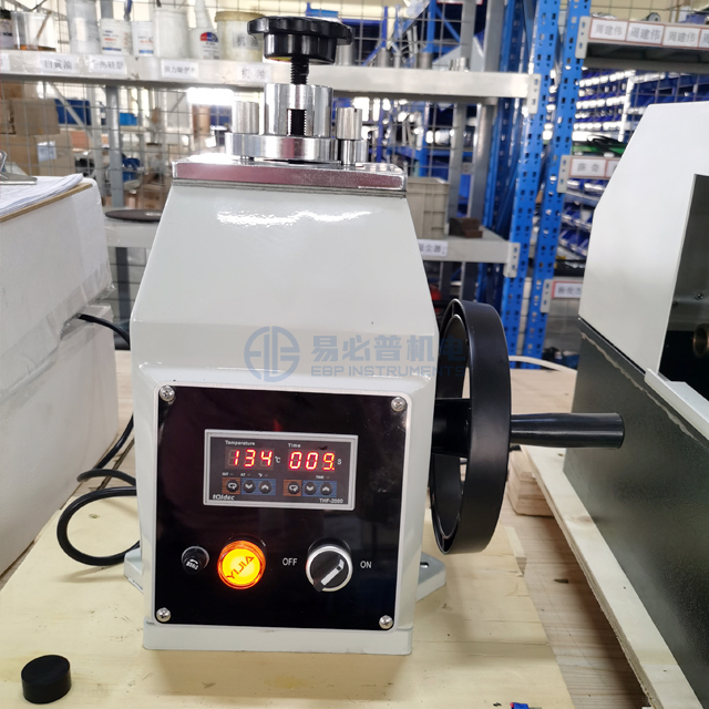 Máquina de prensa de montaje en caliente manual de muestras metalográficas