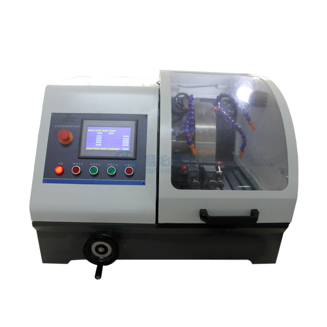 Cortadora automática de muestras metalográficas con dispositivo de sujeción rápida