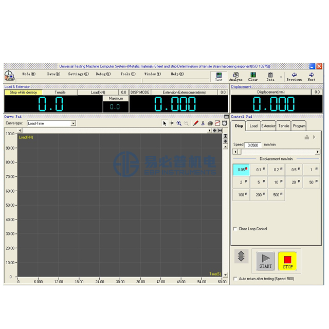 Máquina de prueba universal electrónica de doble columna 5KN - 100KN